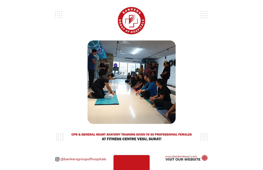 CPR Training At Fitness Centre Vesu, Surat